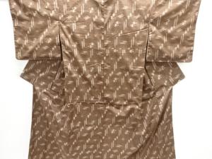 アンティーク　本場琉球絣手織り紬着物